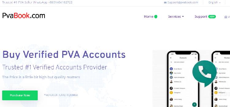 PVABook Googe Voice Seller With Bitcoin