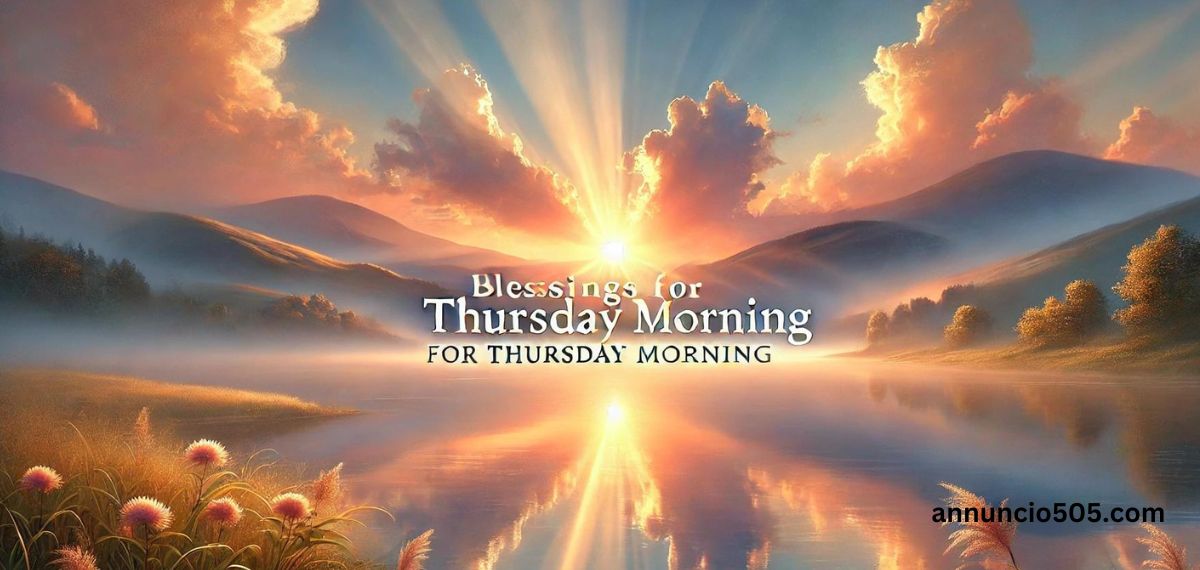 Blessings for Thursday Morning