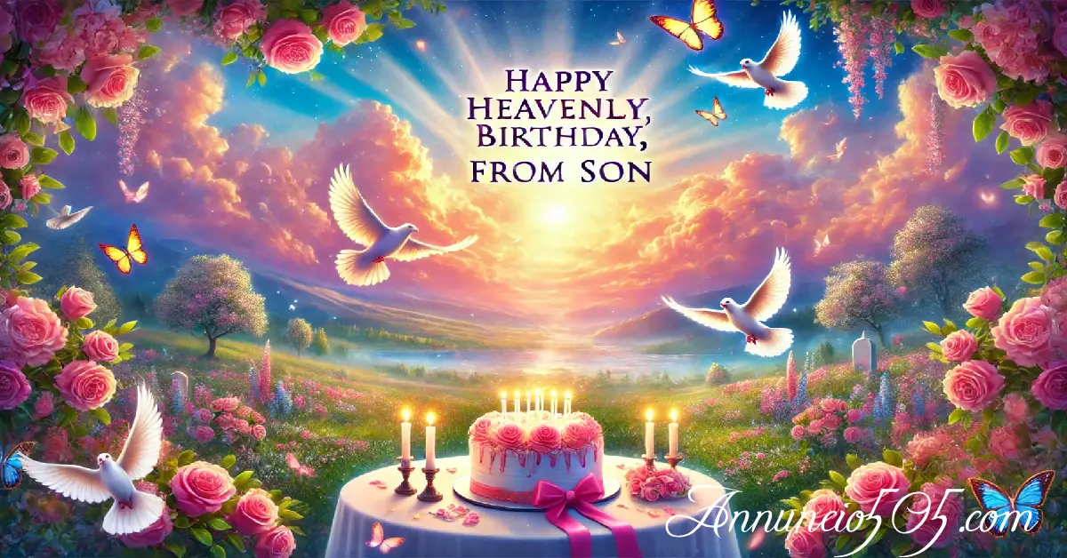 Happy Heavenly Birthday, Mom From Son