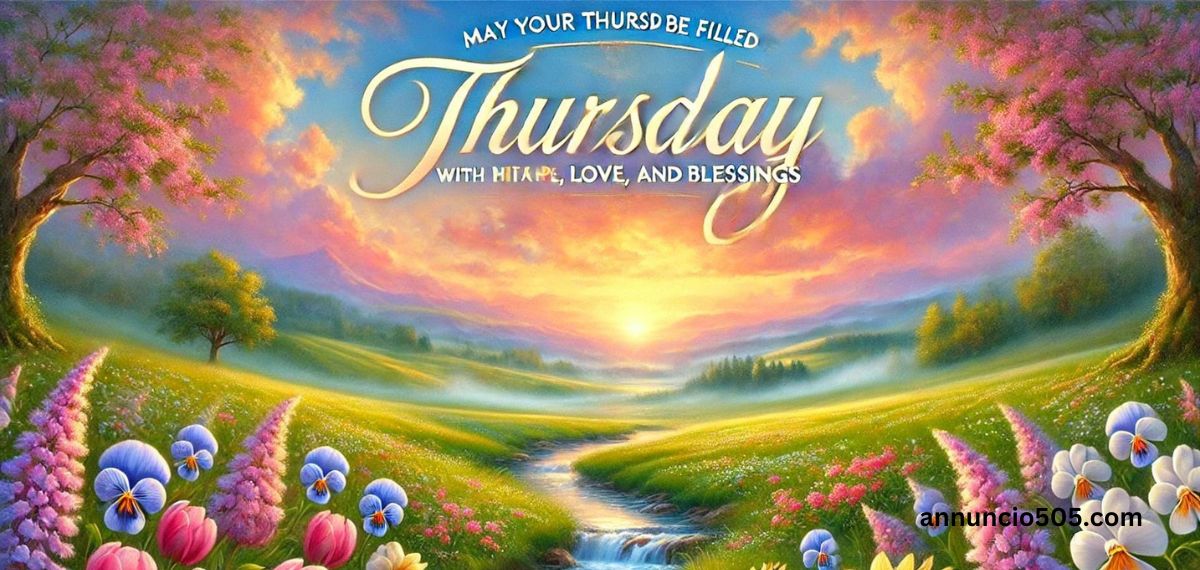 Positive Thursday Morning Blessings images