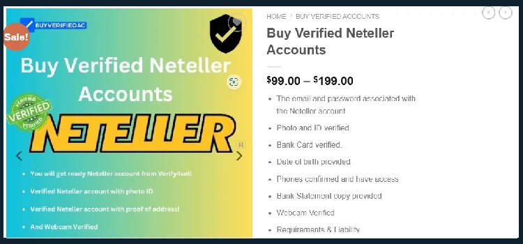 VerifiedAcc.com Buy Verified Neteller Accounts